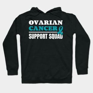 Ovarian Cancer Support Squad - Bold Typograph Hoodie